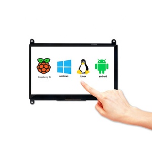 Monitor Lcd schermo Raspberry Pi da 7 pollici 1024*600 pannello Ips Lcd Touch capacitivo Ips Display da 7 "per Raspberry Pi 4b 3b