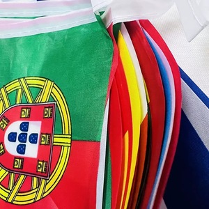 High Quality Customized Football Fans Hanging Colorful Flag <strong>String</strong> Flag for <strong>Create</strong> a Festive Party Atmosphere - Product Image 5