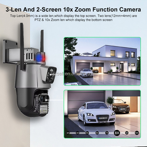 Yoosee 4G/wifi çift Lens 2-AI AI insan izleme 10 X Zoom açık ağ WIFI güvenlik IP PTZ güvenlik kamerası - Product Image 5