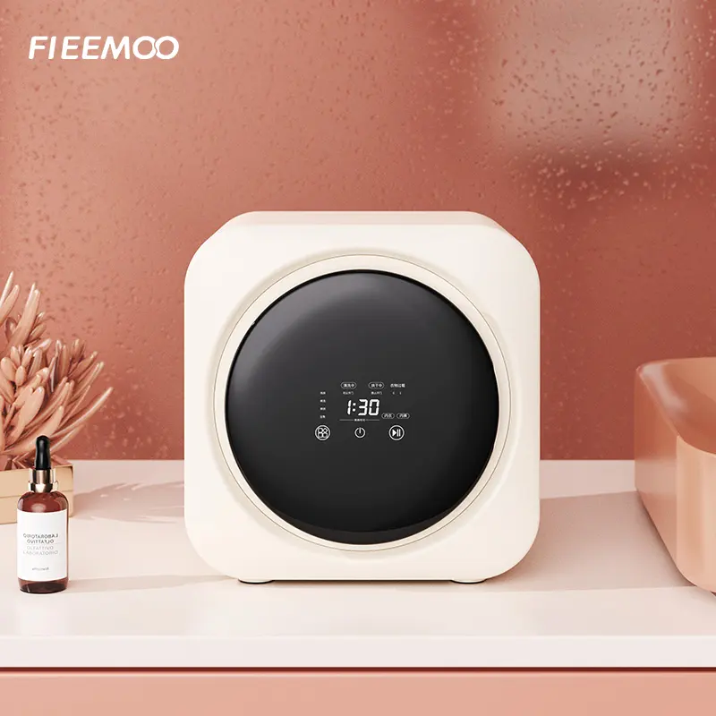 FIEEMOO yeni mini önden doldurmalı çamaşır makinesi sıcak ısıtma ve kurutma için all-in-one yıkayıcı ile çorap iç çamaşırı bebek bezi