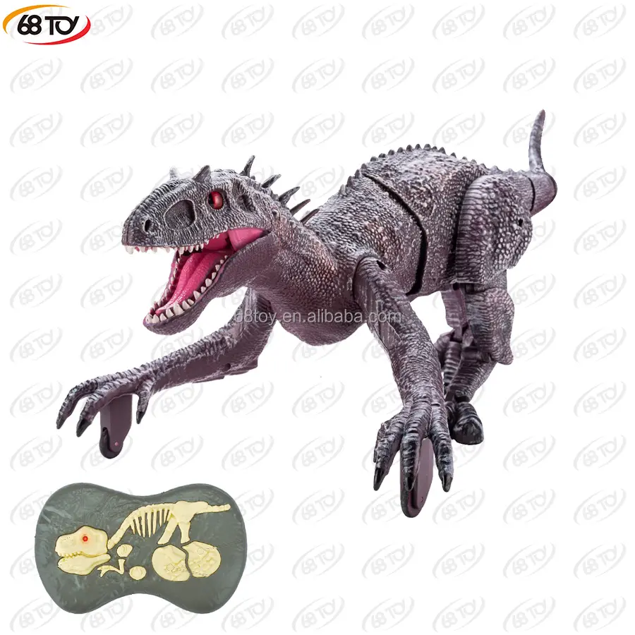 2023 nuovo Wakling Indominus Rex Toys 2.4G RC Dinosaur T-rex con suono rugoso vendita calda tirannosauro elettrico