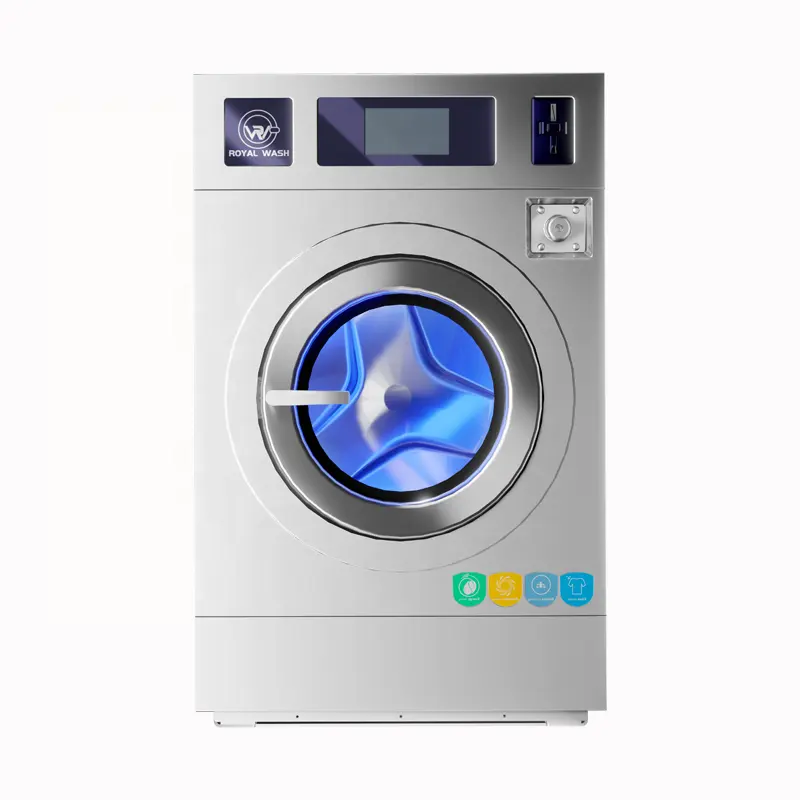 Mesin cuci koin otomatis penuh, peralatan laundry penggunaan Rumah Sakit mesin toko cucian layanan mandiri