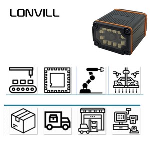 OEM 1D 2D QR Reader PDF417 Escáner de código de matriz de datos Clasificador de logística Escáner de lector de montaje fijo industrial