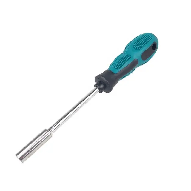 Screwdriver 1/4 charge kopf griff starke magnetische hülse wind charge hex konverter 6.35MM