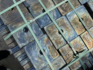 Tùy Chỉnh Đánh Bóng Màu Đen Hình Thang Basalt Đúc Dung Nham Đá Gạch Tự Nhiên Basalt Đúc Đá Tấm Cho Ngoài Trời Bên Ngoài - Product Image 2