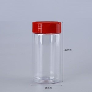 キッチン用プラスチック透明空スパイスジャー塩コショウジャーセット工場直送新デザイン - Product Image 6