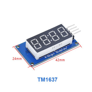 TM1638 Module TM1637 4 Key Display For AVR <strong>MAX7219</strong> Digital <strong>LED</strong> Tube 8-Bit 74HC595 - Product Image 3