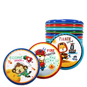 BGL açık spor çift taraflı karikatür desen PU yumuşak uçan disk ebeveyn-çocuk interaktif oyun için kids 'spor frizbi için - Product Image 1