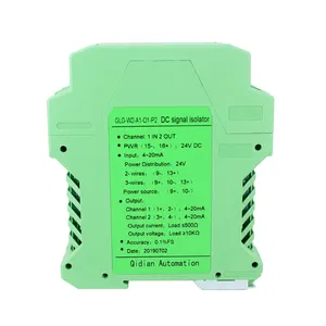 Aisladores galvánicos de señal de 35mm montados en riel DIN 1 entrada 2 salidas con salida de 4-20mA 0-10V - Product Image 4