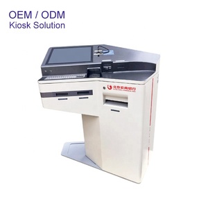 Quiosco de pantalla táctil de 19 pulgadas y 21,5 pulgadas, terminal de autoservicio, quiosco de impresión de papel A4 con teclado 64 con impresora láser a color A4 - Product Image 1