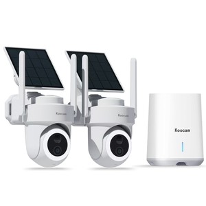 4K sistema di telecamere per la casa ad energia solare 8MP Wireless 2 Kit di telecamere con tracciamento automatico grandangolare uso esterno - Product Image 1