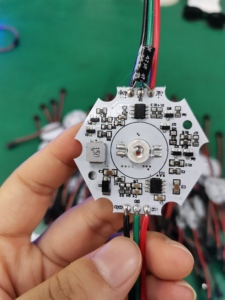 5 шт./Дюжина высокомощный светодиодный пиксельный Модуль DC12V 3W WS2811 RGB адресуемый полноцветный пиксельный модуль для прожектора