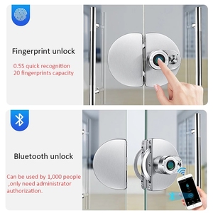 Tuya APP parmak izi akıllı cam kapi kilidi/elektronik tuş kilidi uzaktan kumanda akıllı kilit - Product Image 3