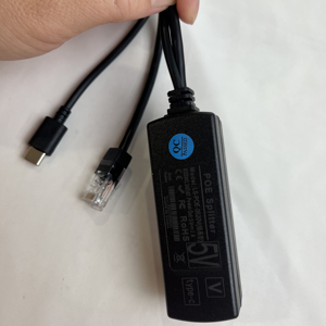10/100Mbps כוח על אתרנץ' 48V עד 5V 2A 10W <span class=keywords><strong>RJ45</strong></span> תקע מפצל מזרק POE פעיל