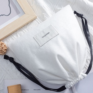 Custom <strong>Canvas</strong> <strong>Drawstring</strong> <strong>Pouch</strong> Customized logo Organic Cotton Fine Cloth <strong>Canvas</strong> <strong>Drawstring</strong> Dust Proof Bag Recyclable Bag - Product Image 4