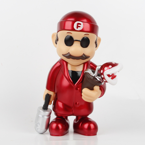 Mario <strong>Super</strong> Killer Limited Edition Trendy Play GK Handmade Doll Internet Celebrity Doll Blind Box Floor Resin Ornament Gift