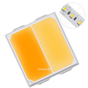 Çift çip çift renkli 2700K + 6500K 5054 smd led 0.5 1W 2W 3 W V 6V 9V bicolor smd led diyot için ayarlanabilir LED şerit - Product Image 2