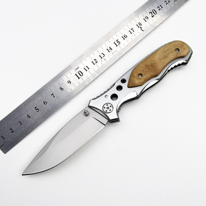 Bán buôn khắc gỗ ô liu xử lý túi dao EDC bushcraft cắm trại ngoài trời sống sót chiến thuật săn bắn dao - Product Image 6