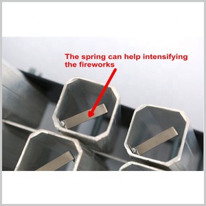 Liuyang Happiness Good Quality <strong>2</strong>&quot; 18 (9*<strong>2</strong>) Shots Special-effect Pyrotechnic Single Shot for Mortar Rack Fireworks. - Product Image 4