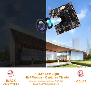 Smart Network Starlight 4MP PCB Board CMOS Sensor CCTV modulo telecamera IP con protocollo ONVIF2.6 - Product Image 3