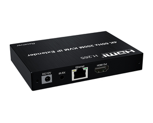 60hz 4K 200M HDMI KVM IP扩展器流行产品KVM，带红外和本地环路输出，支持电视笔记本电脑的多点到多点