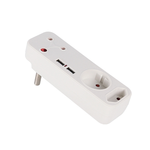 Adaptador Hot Type South Africa Enchufe multifunción de 3 orificios con 1 USB 1 Adaptador tipo C - Product Image 3