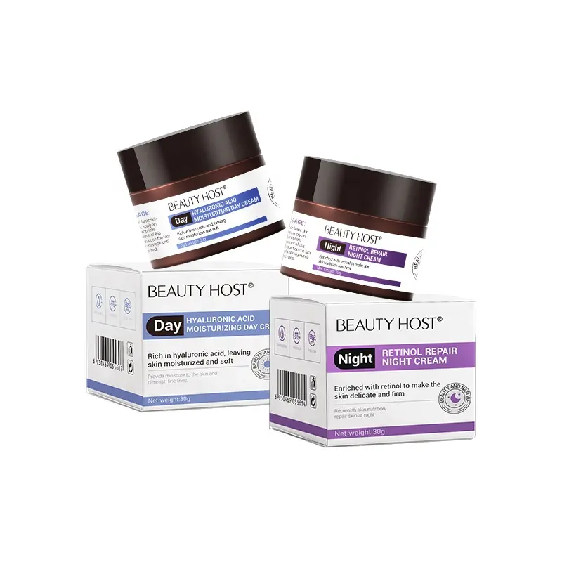 Crema hidratante reparadora para la cara, Retinol de ácido hialurónico, antienvejecimiento, kits de crema facial