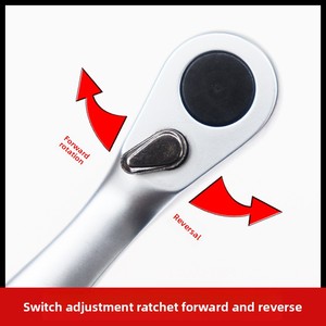 72-Răng Mini Ratchet Cờ Lê 1/4 Nhỏ Fly Ổ Cắm Cho Hẹp Không Gian Hệ Thống Số Liệu Về Phía Sau Xếp OEM Tùy Chỉnh Tuốc Nơ Vít - Product Image 2