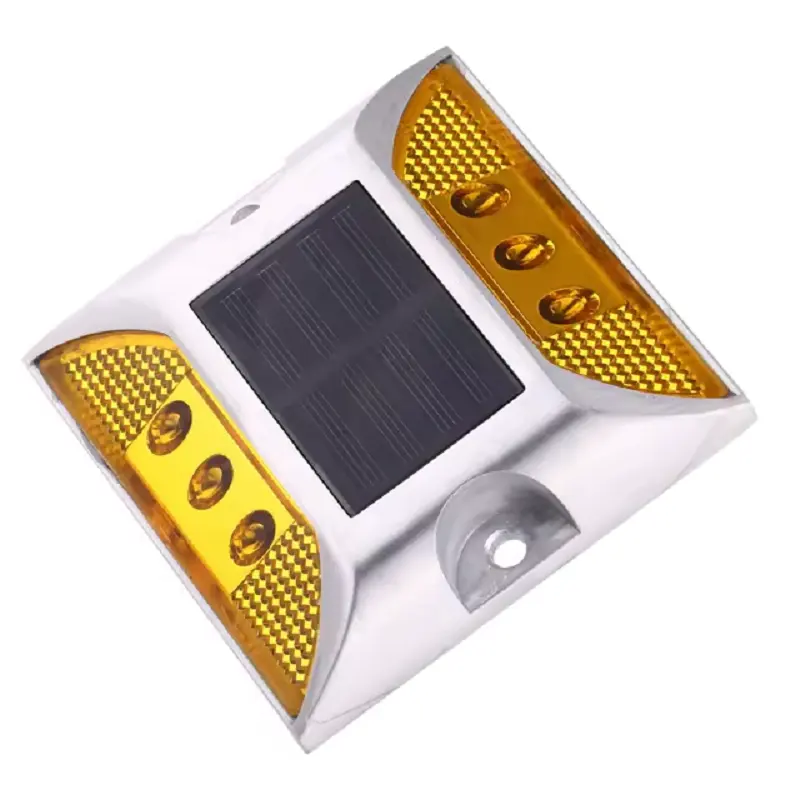 Manufacturer Price High Brightness Ip68 Flashing Traffic Marker Light Reflective Aluminum Led Cat Eye Solar Road Stud