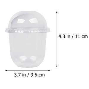 500ml Pp Custom Logo U Shape Bubble Tea Milk Tea <strong>Cup</strong> 16oz Juice Clear Disposable Plastic <strong>Cup</strong>