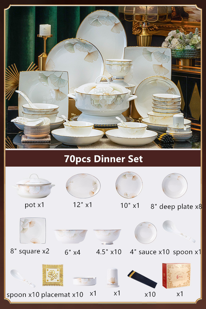 Service de table 70 pièces