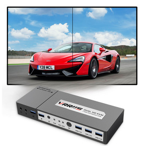 1セットのキーボード、マウスで制御2モニター2コンピューターKVMスイッチデュアルモニター2コンピューター4k60hz拡張ディスプレイ - Product Image 2