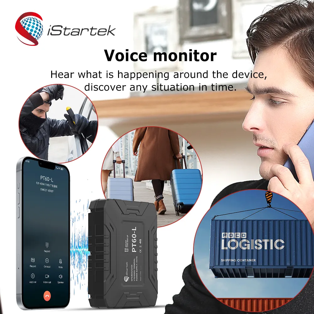 IStartek portatile 7800mah Wireless 4G LTE lunga durata della batteria monitoraggio della distanza magnete dispositivo contenitore di carico GPS Tracker per auto