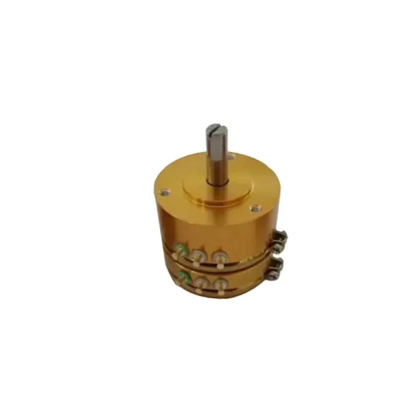 Potenciómetro rotativo de resistencia de precisión, potenciómetro doble lineal 2WDD35D-4 1k 10K