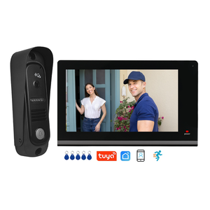 Sistema de videoportero VIDEW WiFi Cámara de timbre inalámbrico con alertas de movimiento de visión nocturna de conversación bidireccional para Smart Home Ready - Product Image 1