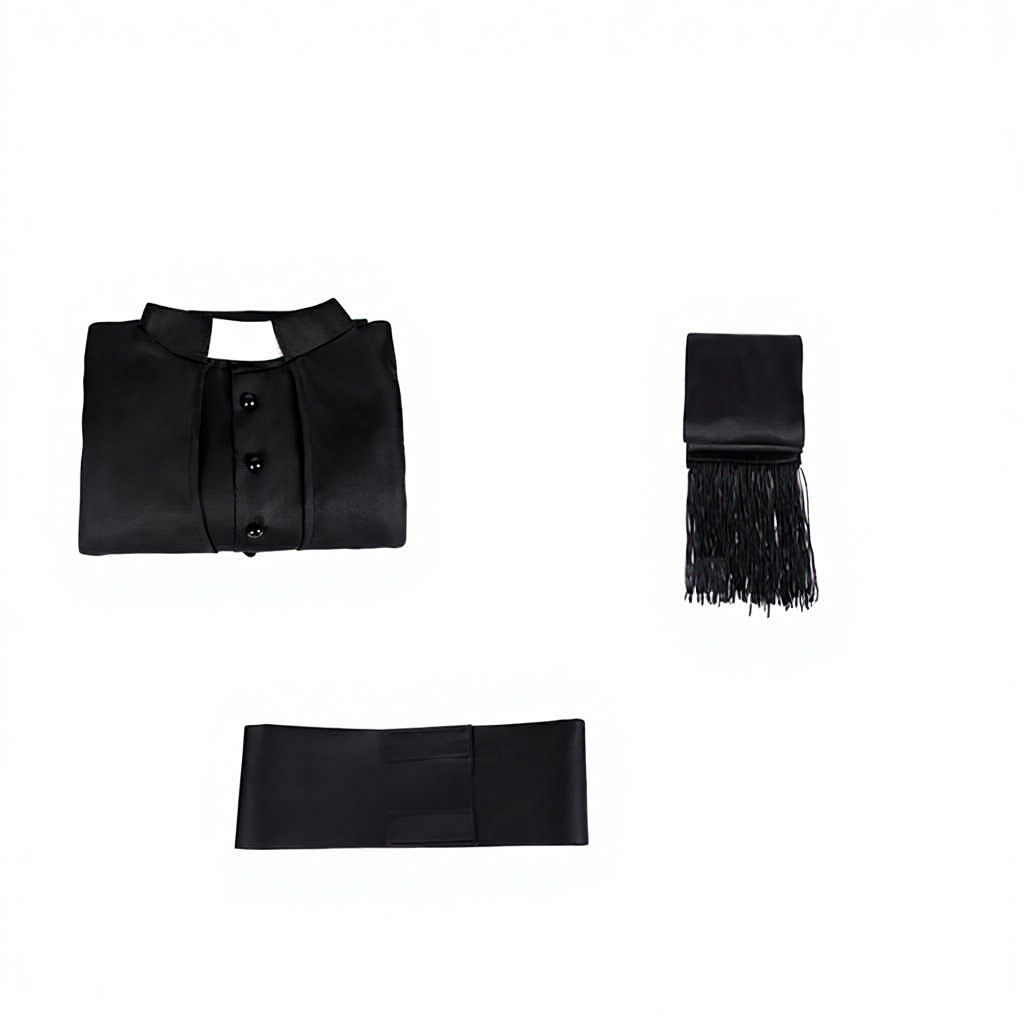 Robe de prêtre noir