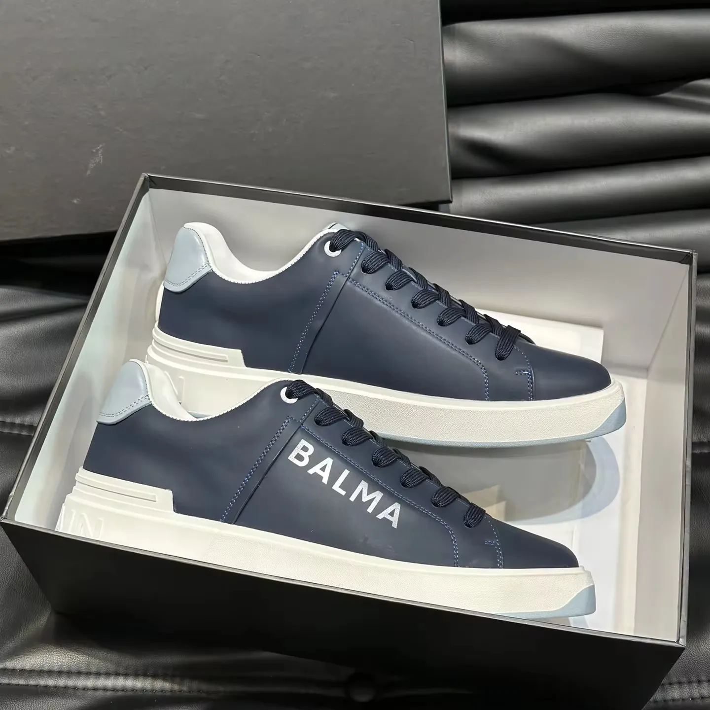 Balman nuevos zapatos deportivos y de ocio para hombres, cuero genuino, extremadamente suave y delicado, TPU, zapatos para hombres aerodinámicos