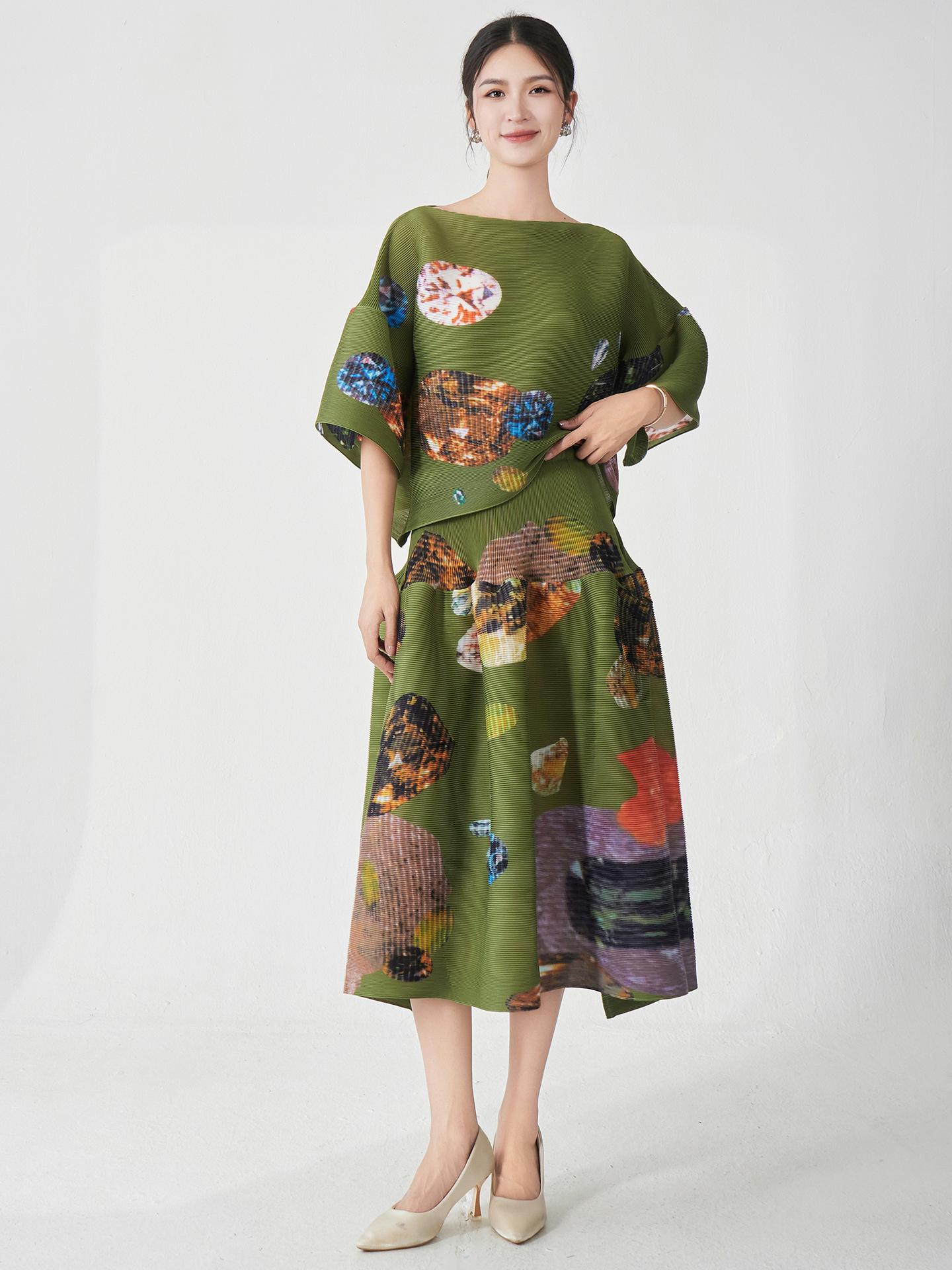 สีเขียว