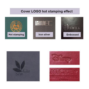 Ý tưởng quà tặng tùy chỉnh 2023 sang trọng bơm lại văn phòng phẩm Nhật Ký máy tính xách tay quà tặng kinh doanh PU da A5 Tạp Chí giấy bìa với băng - Product Image 6