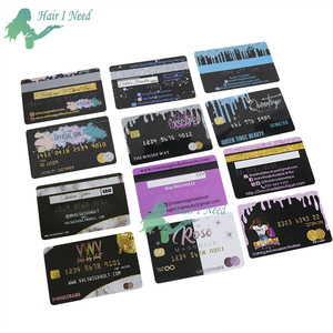 豪华定制图形塑料名片浮雕号码信用卡会员礼品ID PVC名片带标志 - Product Image 6
