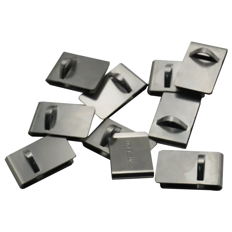 Custom Precision Metal Hardware Stainless Steel Powder Coated Spring Steel U Clip Clamp For Pipe Or Tube Fixed