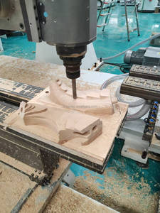 Suntec Coffin Casket Irregular Wood <strong>Shape</strong> Curved <strong>Shape</strong> Making Five Axis Machine Center Bending Wood MDF Chairs Making 5 Axis - Product Image 4
