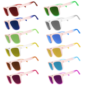 Bán buôn OEM thiết kế Eyewear cho phụ nữ và nam giới tùy chỉnh hoàng đạo phân cực Kính mát màu hồng tái chế PC Khung kính mát - Product Image 1