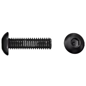 Tornillo de máquina hexagonal de acero al carbono de alta resistencia de grado 12,9 M4M5 Perno de copa de botón de cabeza hexagonal negro con acabado liso - Product Image 5