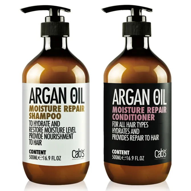 Ensemble de shampooing et conditionneur multifonctions, de réparation de l'humidité, huile d'argan, traitement des cheveux, soins