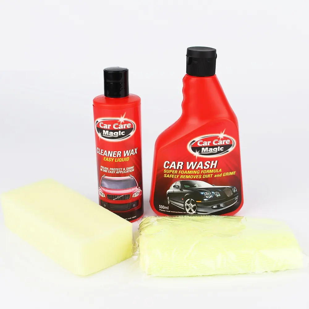 Autochemikalien-Reinigungs set Autowasch-Shampoo-Reiniger Wachsflüssigkeits-Kit