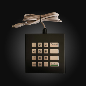 Desktop-Tastatur Numerische Metall tastatur 12 Tasten Layout - Product Image 3