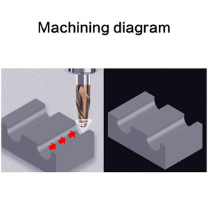 Standart boy takım tezgahı aksesuarları Metal için freze kesicisi CNC freze kesiciler - Product Image 2