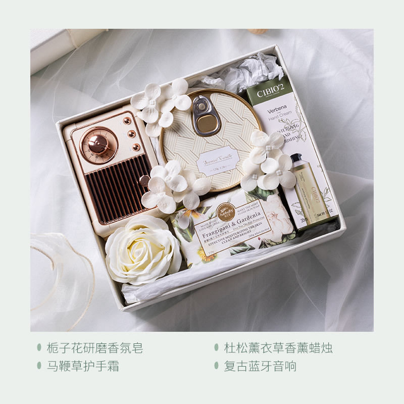 Retro bluetooth speaker + aromatherapy candle edition