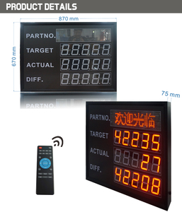 Jhering indoor fabrik output zählen elektronisches signage verwalten digitales panel led-bildschirm display platte - Product Image 4
